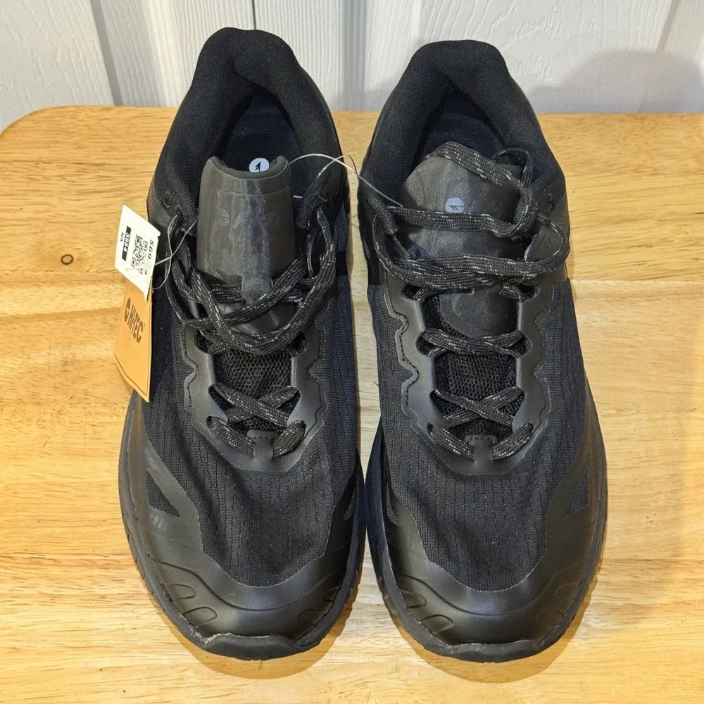 Hi-Tec Catalina Trail WP Mens Black Hiking Shoes Waterproof Sneaker CH80298M-BBZ
